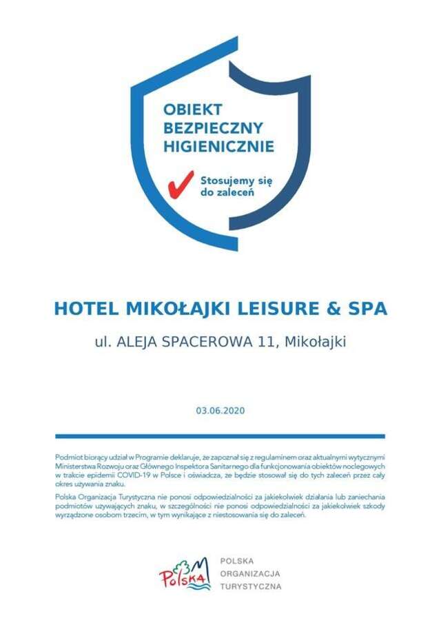 Отель Hotel Mikołajki Leisure & SPA Миколайки-43